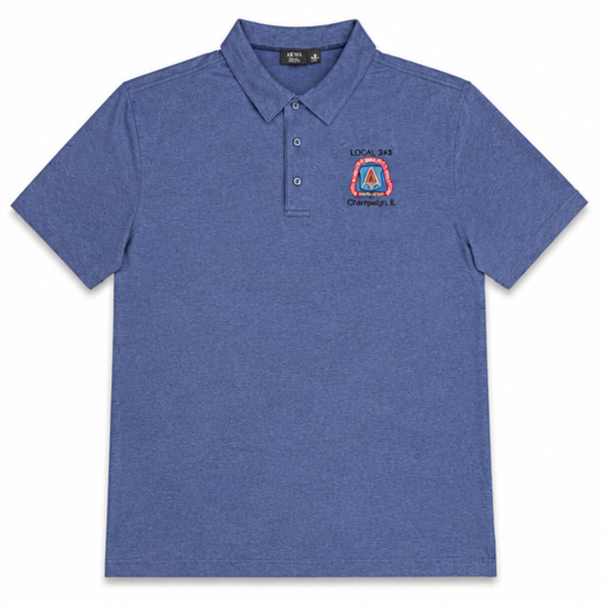 Blue Dry-Fit Polo