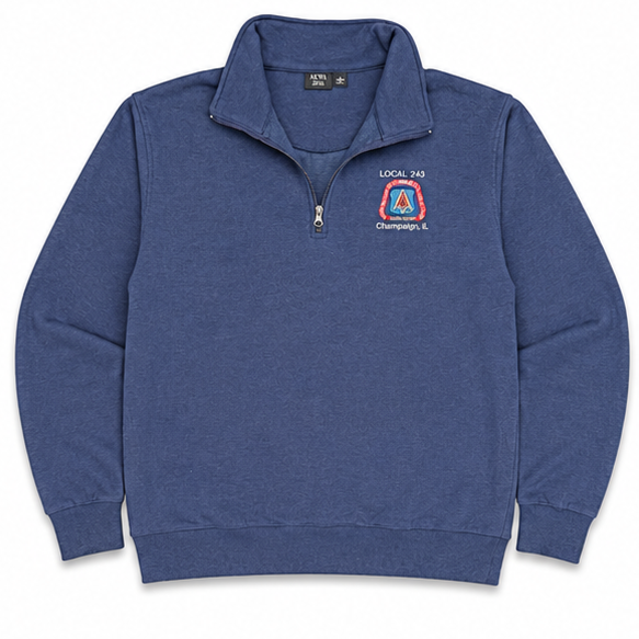 Blue Quarter Zip